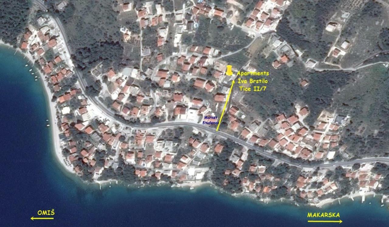 Apartments Iva Brstilo Omiš Εξωτερικό φωτογραφία
